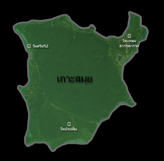 Koh Samui Map